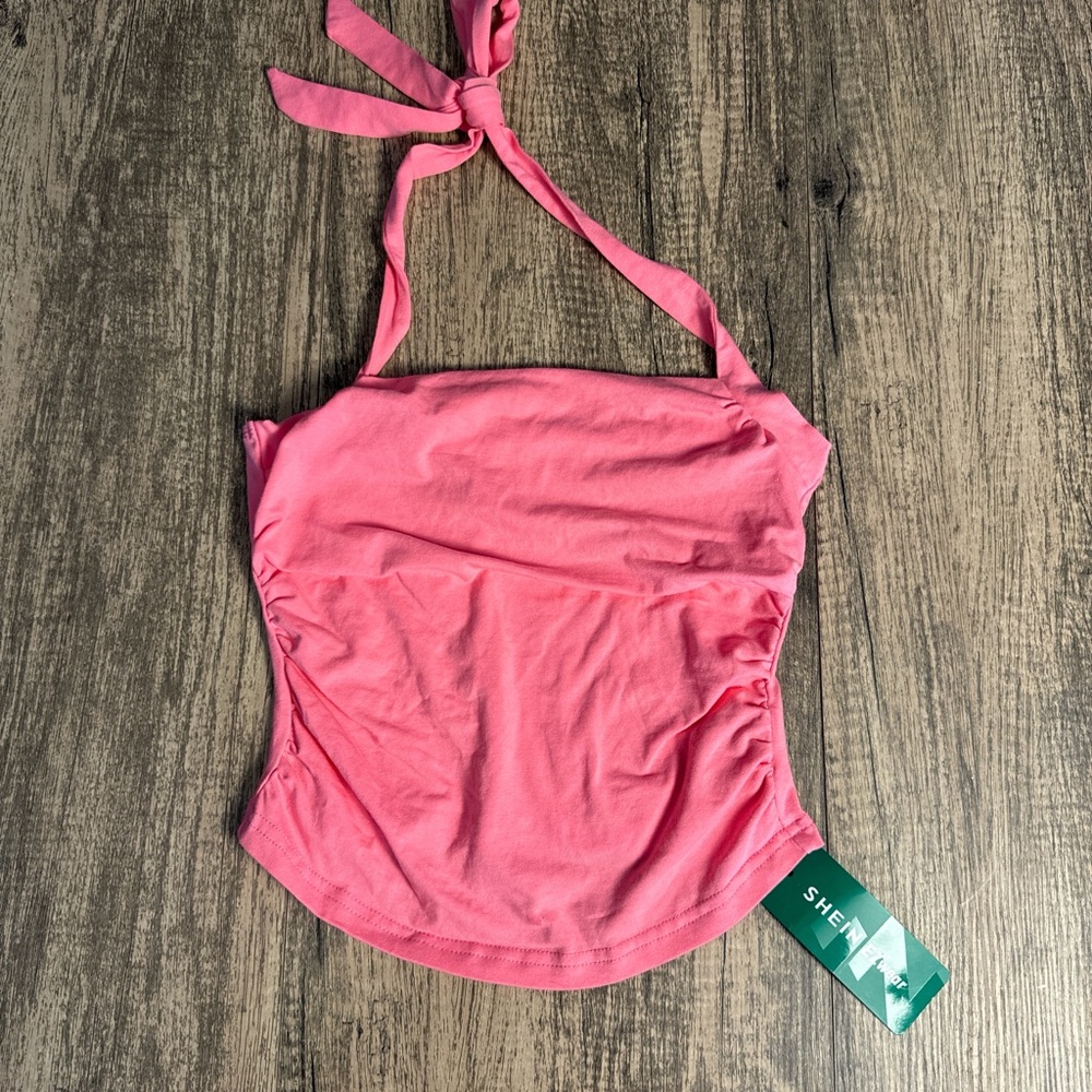 SHEIN Hot Pink Crop Top